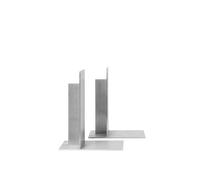 Storage Bookends Set of 2 Aluminum