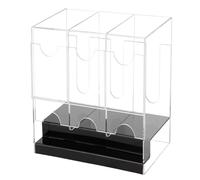 Storage Booster Pack - Clear Booster Pack Dispenser | 3 Slot Trading Card Pack Organizer | Space Saved Organizer for Bedroom, Business, Game, Trading, Home, at