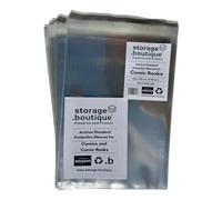 storage.boutique COMICBOOK Protection Sleeves, Archive Standard, Acid Free, Silver Age, Size 2, 268 x 184 mm + 30mm Lip, 50