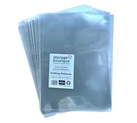 storage.boutique Knitting Pattern Protection Sleeves, Archive Standard, Acid Free, A4 Size, 214 x 300 mm, 40