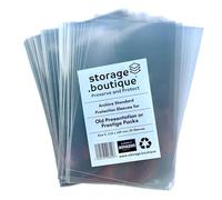 storage.boutique Old Presentation Pack/Prestige Booklet Protection Sleeves, Archive Standard, Size C, 113 x 169 mm, 50