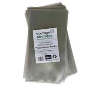 storage.boutique Royal Mail Presentation Packs Protection Sleeves, Archive Standard, Acid Free, Size A, 220 x 120 mm, 50