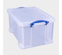 Really Useful Storage Box 48 Litre Clear, Clear