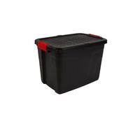 Storage Box 60L Strata Heavy Duty Trunk with Red Handles, Storage Container