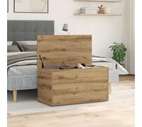 Storage Box Artisan Oak 84 x 42 x 46 cm Engineered Wood Modern Chest for Living