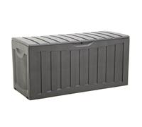 Storage Box Black 118x53x57 cm Polypropylene Chest Blanket vidaXL
