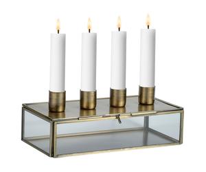 Storage Box Candle Holder Christmas Decoration Advents Wreath Box 20c