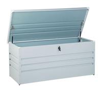 Beliani Storage Box Cebrosa 132 Cm 62 Cm Light Grey