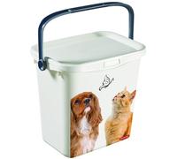 Storage Box Container Snacks Treats Pet Food Cat Dog Animal Lidded Handle 3L 6L