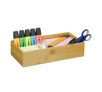 Storage box Decorative Toy Boxes 4 Pieces Bamboo Organiser Box 7 cm Lightweight