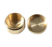Storage Box Dustproof Metal Coin Brass Pill Case for Outdoor Camping Working