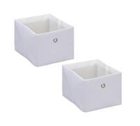 Storage box Fabric Container Rectangular Bin 8 Litres Grey Storage Basket