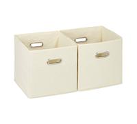 Storage box Fabric Organisers Square Containers Lightweight Compact Storage Bins