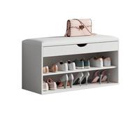 storage box,Foot Stools Ottoma Shoe Changing Stool Home Door Shoe Cabinet Can Sit In One Simple Modern Door Wearing Shoe Storage Stool Round Ottoman (Color : A, Size : M 70cm)