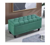 storage box,Foot Stools Ottoma Sofa Stool Long Shoe-changing Stool Sitting At The Door Of The Home Clothing Store Fitting Room Storage Stool Round Ottoman (Color : B, Size : S 60cm