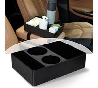 Storage Box for Car, Storage Box Armrest Rest Accessories, Centre Console Armrest Organiser, Glove Box Storage, Universal Car Centre Console Tray, with Drink Holder