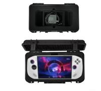 Storage Box for Len-ovo Leg-ion GO S, Portable Black Protective Case, Handheld Gaming Console Organization and Protection Bag