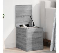 Storage Box Grey Sonoma 30x35x35 cm Engineered Wood Modern Rectangular CompactXL
