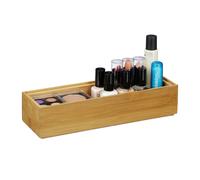 Storage box Lightweight Versatile Bamboo Organiser Box Stackable Storage Bin