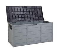 Storage Box LOCARNO 112 cm 50 cm Grey