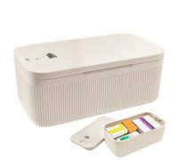 Storage Box - Lockable Personal Case, Compact Security Container, Durable Portable Design, Quick Access Safety Lock, Premium Quality Organizer for Camping, Boat, Schools
