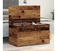 Storage Box Old Wood 84x42x46 cm Engineered Wood Modern Rectangular Large Chest