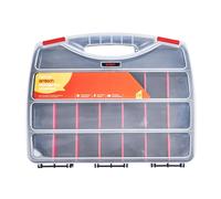 Storage Box Organiser 380x310x60mm Removable Dividers Carry Handle Screws