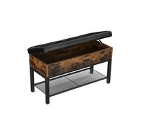 Storage Box Padded Bench