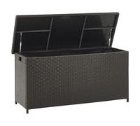 Storage Box PE Rattan Brown MODENA