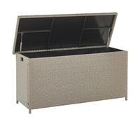 Beliani Storage Box Modena 126 Cm 46 Cm Taupe