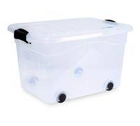 Storage Box Plastic Storage Box Anzio 60 L With Wheels And Lid