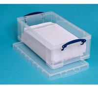 Storage Box Really Useful 12 L 1-Pack - A4-Size Storage Solution, Transparent