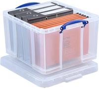 Really Useful 42L Plastic Storage Box - Clear