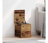 Storage Box Reclaimed Wood Material 30 x 35 x 35 cm Rectangular Box with Storage Space for Living Room Bedroom Home Office Organiser and Space Saving Organisation