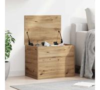 Storage Box Rectangular Artisan Oak 60x42x46cm Engineered Wood Modern Chest XXL