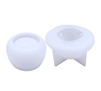 Storage Box Resin Mold with Lid, Silicone Jewelry Box Epoxy Resin Mold for Casting Soap Holder Silicone Jar Molds for Epoxy/Concrete for Candles
