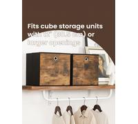 Storage Box, Set of 6 Foldable Boxes, Non-Woven and Oxford Fabric