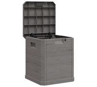 (brown) vidaXL Garden Storage Box Outdoor Cabinet Tool Chest Patio Tool Organiser