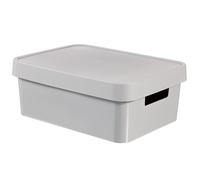 Storage Box Universal Curver Lid 11L Grey 229246