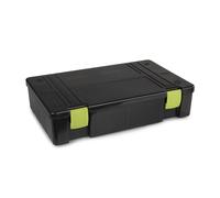 Storage box with 16 deep compartments Matrix Black 356x220x80/45 mm
