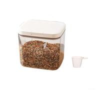 Storage Box With Lid, 2.8/4.5/5.5L Airtight Container For Laundry Detergent Rice Flour Kitchen Food Storage Organiser(4.5L)