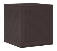 Storage Box with Storage Brown 55 x 53 x 57 cm Polypropylene
