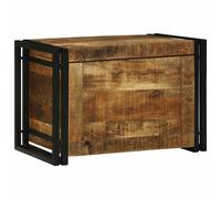 Storage Box with Storage Brown and Black Home Living Room Organizer vidaXL