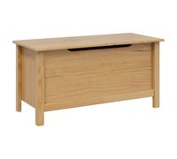 Storage Box with Storage Solid Pine Wood Modern Home Bedroom Wooden vidaXL