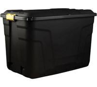 Storage Box With Wheels And Lid Strata Xxl 190Liter Plastic Heavy Duty