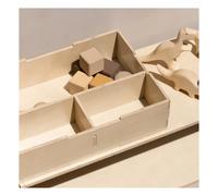 Storage box with wooden lid Bois clair