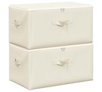 Storage Boxes Fabric Home Organisation Foldable Box Storage Case Chest vidaXL