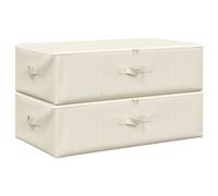 Storage Boxes Fabric Home Organisation Foldable Box Storage Case Chest vidaXL