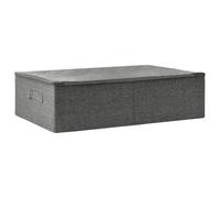 vidaXL Modern Fabric Storage Box 70x40x18 cm in Grey - Durable, Foldable, with User-Friendly Handle for Home Organization and Decor