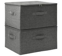 Storage Boxes Fabric Home Organisation Foldable Box Storage Case Chest vidaXL